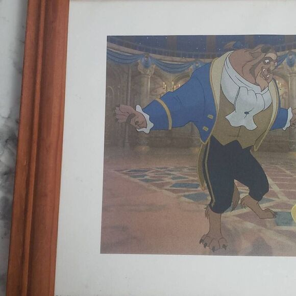 Beauty and the Beast Lithograph Framed Picture - Picture 4 of 7